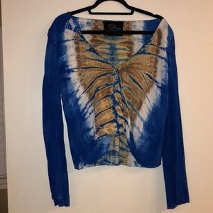 Revolve Blue Life Blouse